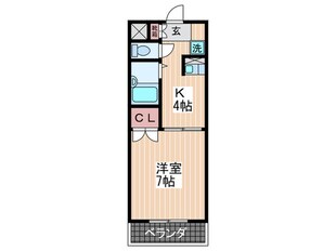 ＣＡＳＡＤＥＳＯＬ己斐の物件間取画像